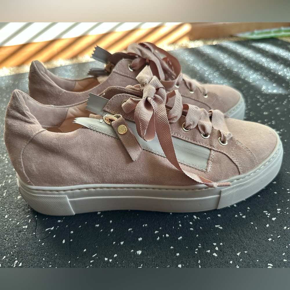 Pink Suede AGL sneakers